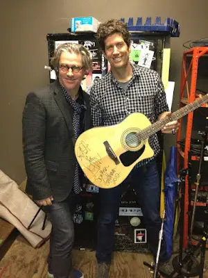 ED ROLAND of COLLECTIVE SOUL and KEVIN GRIFFIN of BETTER THAN EZRA DONATE AUTOGRAPHED GUITAR!