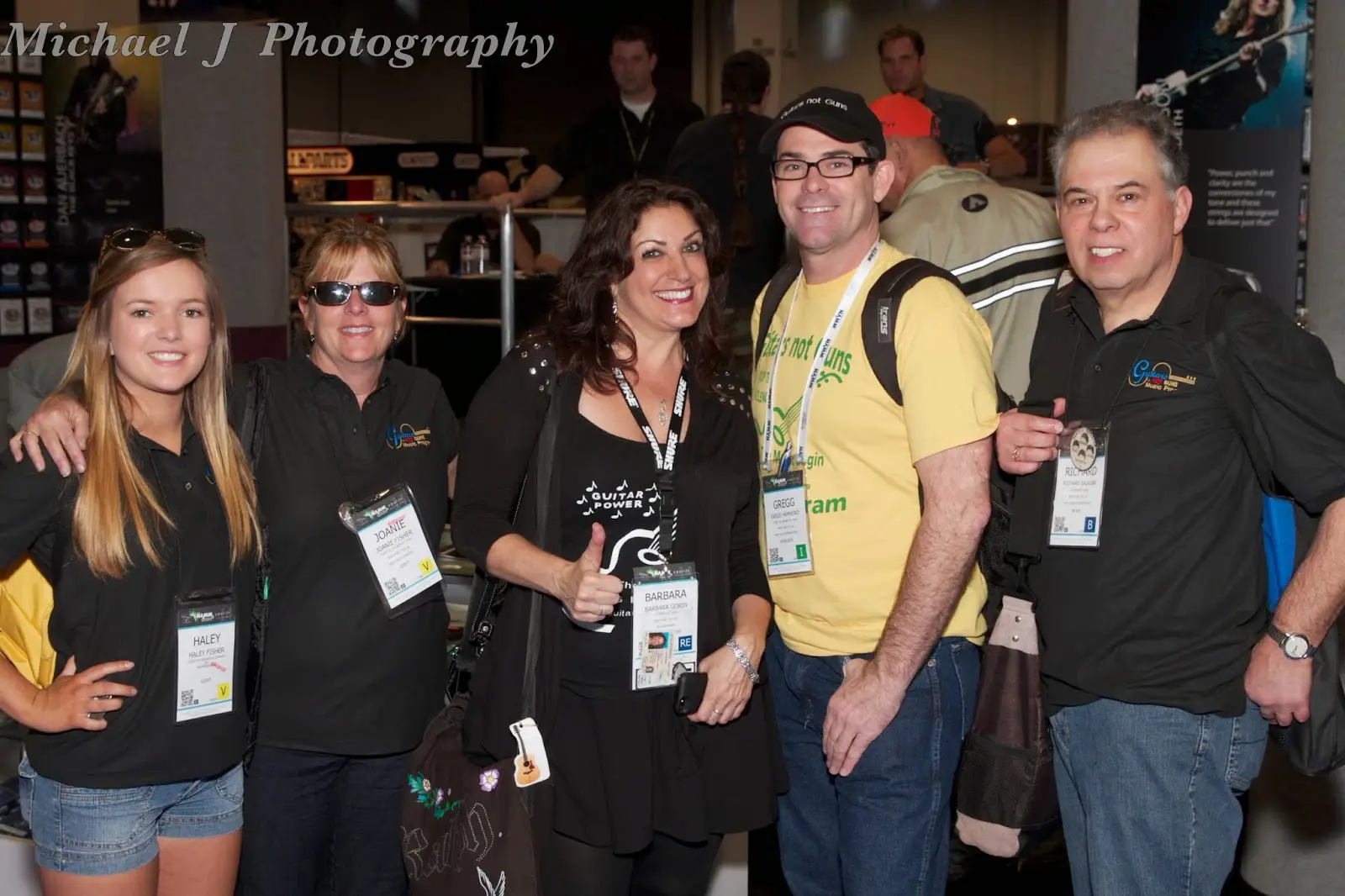 Guitars Not Guns Volunteers at NAMM 2014