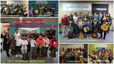 HAPPY NEW YEAR FROM GUITARS NOT GUNS CONTRA COSTA COUNTY CHAPTER!